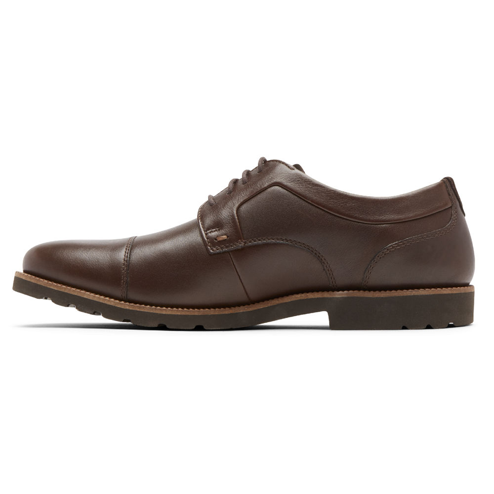 Rockport Oxfords Herre Mørke Brune - Sharp & Ready 2 Cap Toe - YVQK30475